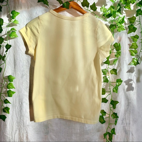 Pastel yellow basic tee - Picture 3 of 3